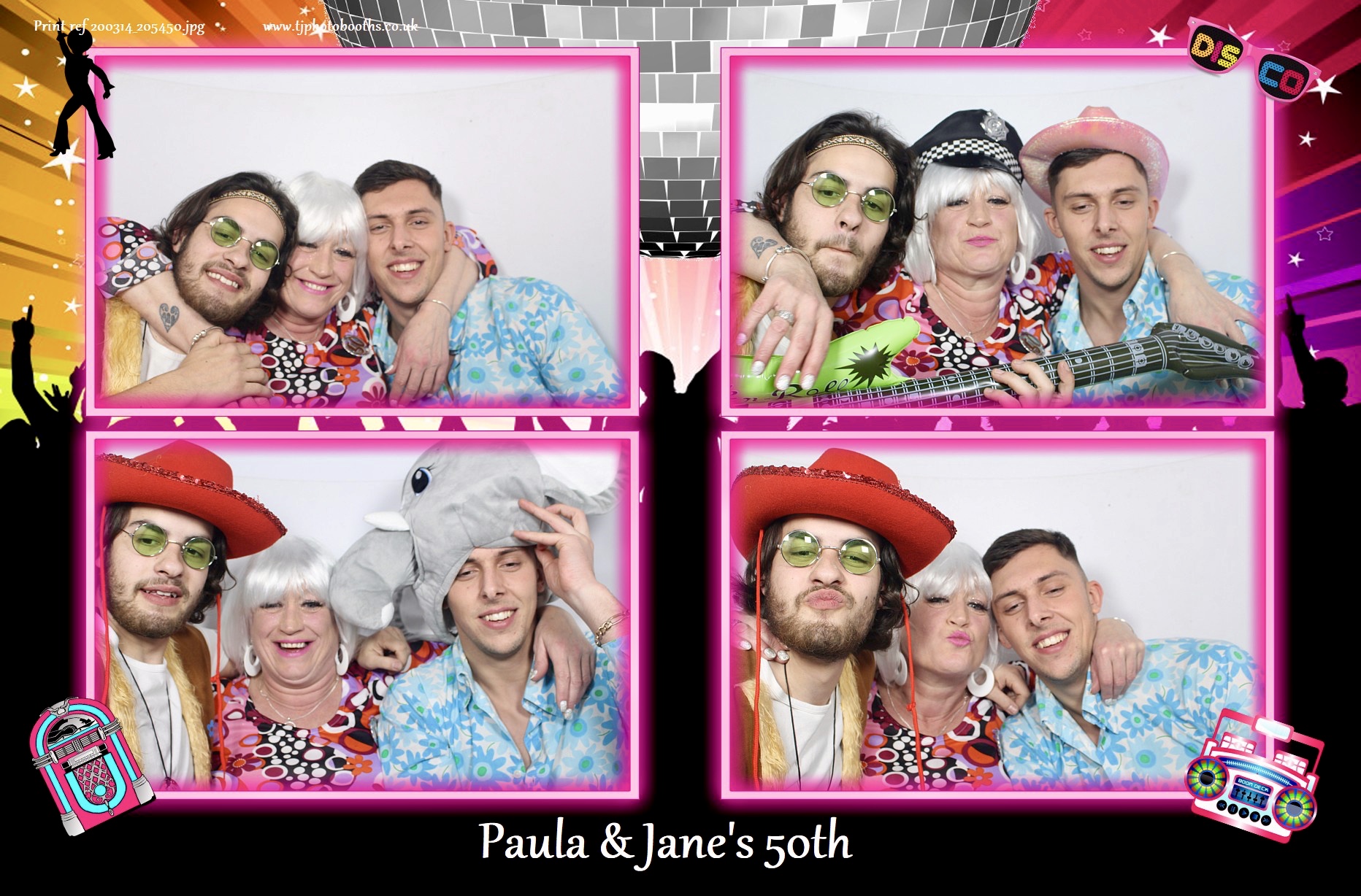 Paula & Jane's 50th | View more photos from the event at gallery.tjphotobooths.co.uk/u/TJPhotobooths/Paula-Janes-50th